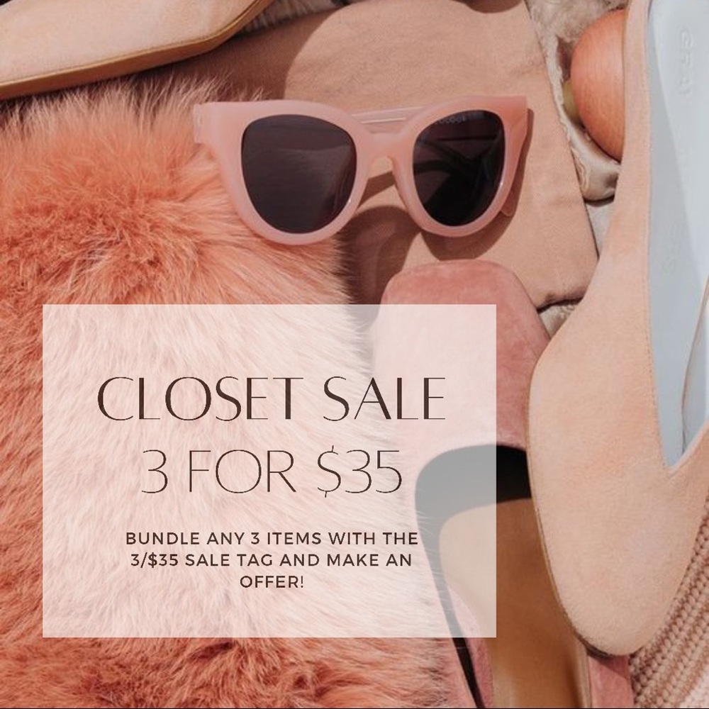 Closet Sale! 3 for $35